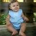 Boy's Monogrammed Bubble Size Newborn, 3m, 6m, 12m, 18m, 24m MANY FABRIC CHOICES available