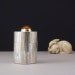 Handmade Silver Box Metalwork Reliquary with Carnelian cabochon