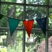 Salvaged Glass Banner