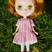 SALE - Drop Waist Blythe Dress - Red Flowers