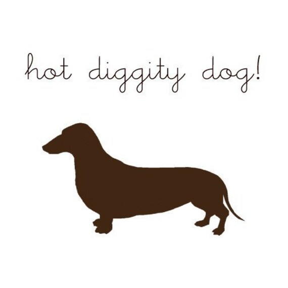 hot diggity dog dachshund collection