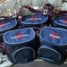RESERVED listing for Megan - 6 Personalized Navy Blue Double Compartment Coolers - Great Groomsmen gifts