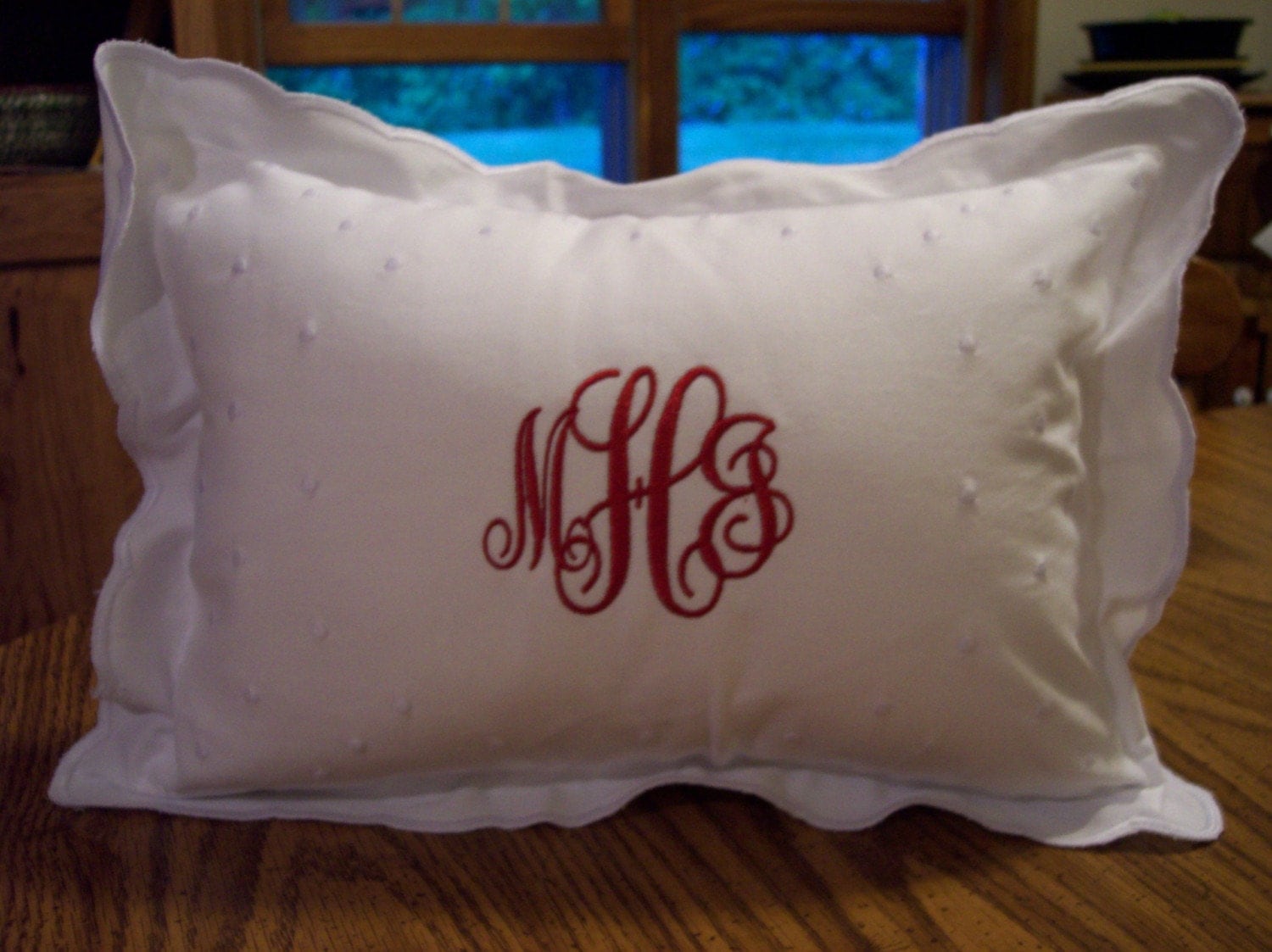 Monogrammed Baby Pillow CUSTOM