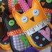 SALE - Yellow Lavender owl decoration - Last one