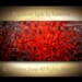 Original Large Abstract Fine Art on Canvas Textured Red Modern Palette Knife Painting Ready to Hang 48x24 by Susanna