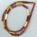 4x13mm Mookaite Tube Gemstone Beads - 15in Strand