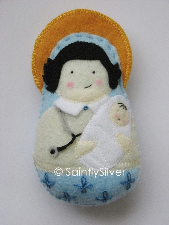 Catholic Saint Felt Dolls