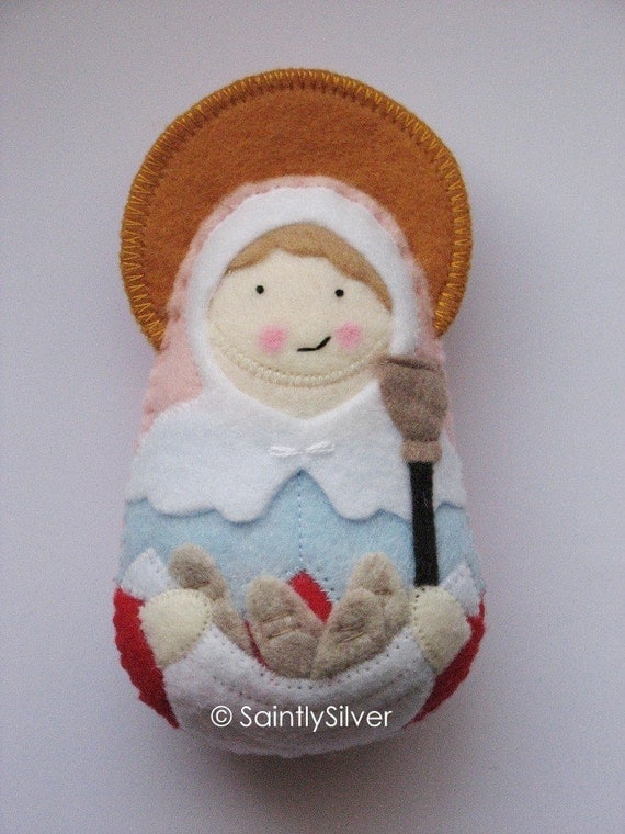 Saint Genevieve Felt Saint Softie