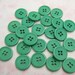 RESERVED for marieke - Green Plastic Buttons