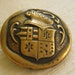 Vintage Metal Picture Button - Heraldry Armor Symbol