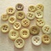 Vintage Bone Buttons - Civil War Era - Underwear