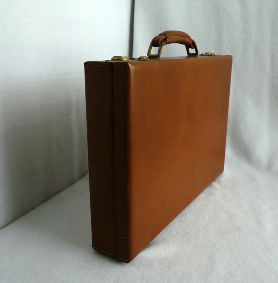 Rexbilt Leather Briefcase Vintage Attaché Case by SweetRiceVintage