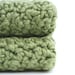 Cotton Washcloths Natural Organic Crochet Dishcloths Bath or Kitchen Cloths Green Discontinued - Limited Quantity Remaining