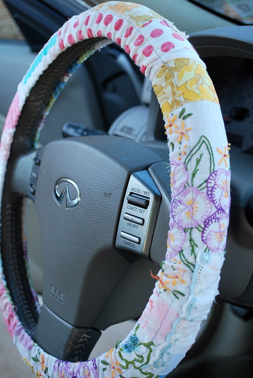 Hippie Chick Steering Wheel Cover by Whoopsie Daisies on Etsy