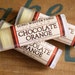 Chocolate Orange Lip Balm - One Tube Beeswax Shea Cocoa Butter Jojoba