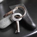 RESERVED - Beach Stone Key Ring - For Dad or Your Baby Daddy - AY PAPI