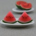 Watermelon Wedge - Post Earrings