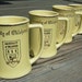 University of Oklahoma Set of Four Vintage Yellow Coffee Mugs-Make Me An Offer