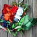 Sewing supplies-Seam binding, hem Tape, Green, Orange Navy Blue