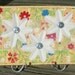 Fabric Postcard-Quilted Art-Yellow Spring Flowers-Daisy