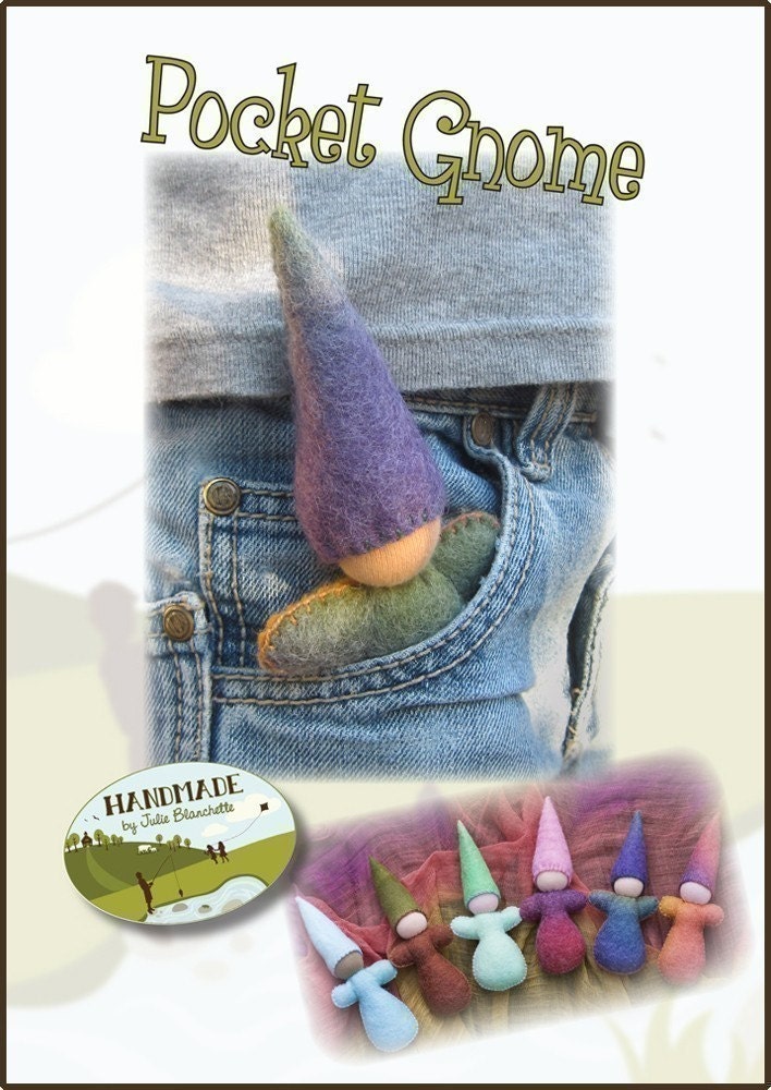 softie wool felt pocket gnome pdf pattern sales list template