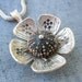 Sea Urchin Collection-Dark Flower Necklace