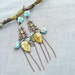 Moss Garden Enamel Earrings