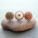 Sea Urchin Collection - Vintage Copper Ring - Pick Your Color -Green White Pink