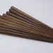 Wooden Sticks for Hair or Shawl Pins 10 sticks
