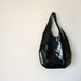 Hauterive Hobo Bag in Black Patent Italian Leather