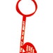 The Key To My Heart Lies Asleep, Orange Acrylic Key