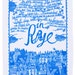 In Rye Screen Printed Teatowel