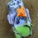 SALE Handmade Lampwork Glass Focal Bead -Seasonal Flowers- by Jason Powers