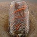 SALE Handmade Lampwork Glass Focal Bead -Stripes- by Jason Powers SRA