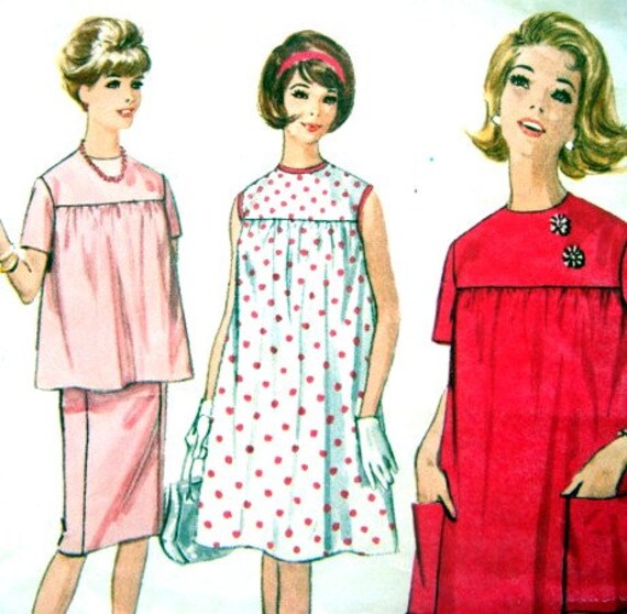 to formal patterns dress sew Shirt 60s inch 50s Line Maternity 32 Vintage Skirt Suit A Dress or