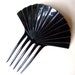 Large Vintage Fan Shaped Black Celluloid Victorian Hair Comb Get Your Bun In Here