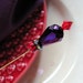 I Shall Wear Purple Bling Victorian Hat Pin