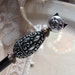 Baroque Bagheera Boy II SHORT Beaded Wood Hair Stick or Shawl Pin