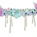 Beaded Charm Bracelet ABBA's Hit Song Mamma Mia Pink and Blue