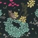 NEW Kokka Echino Etsuko Furuya (Japan) - Owls - Black