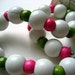 Wood Bead Necklace: Watermelon POP