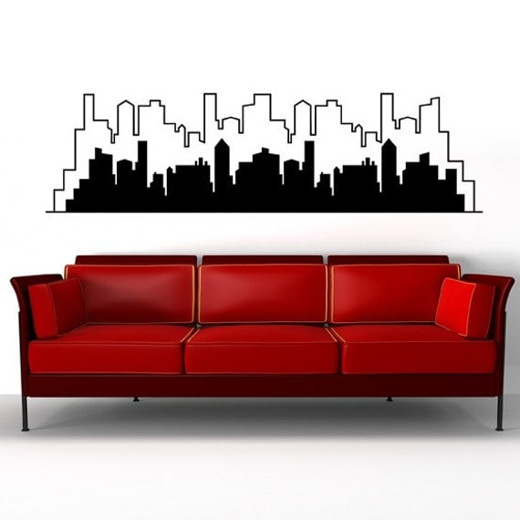 Cityscape Wall Decal
