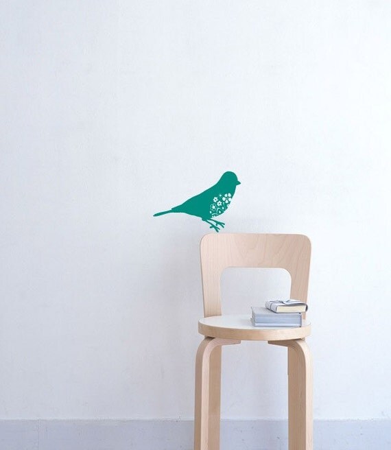 Blue Bird Wall Decal