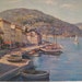 Two Lithographs - Mystic Pond by Robert Wood - Marine Plaza by L. Patronat