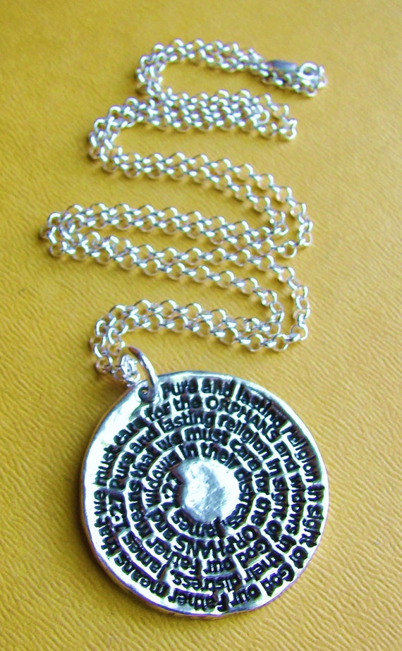 Adoption necklace James One Twenty SevenPendant