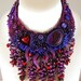 Love Lies Bleeding - Beaded Collar Necklace