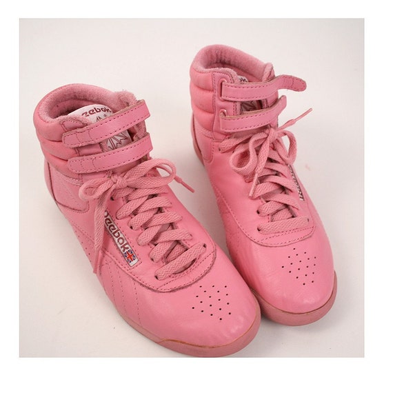 reebok high tops pink