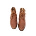 size 6 vintage brown leather BUCKLE lace up ankle boots