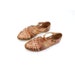 size 8.5 vintage brown leather huarache style sandals