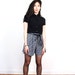 vintage sheer black VERSACE top xs